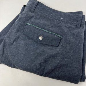 Linksoul Men's Flat Front Shorts - Dark Blue